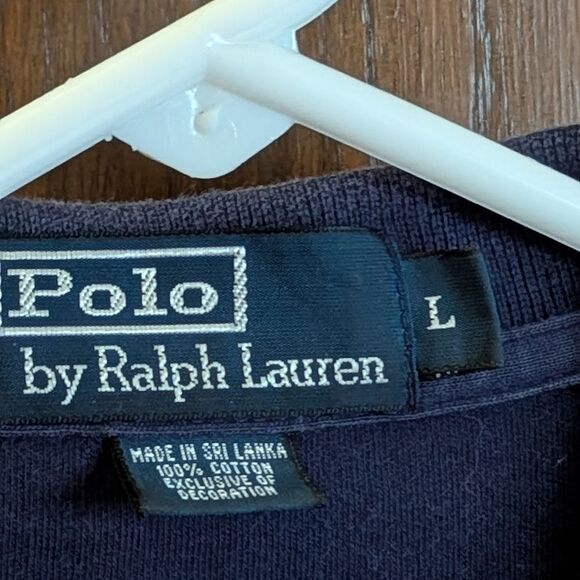 Polo Ralph Lauren Navy Polo Shirt With Logo - Picture 5 of 7